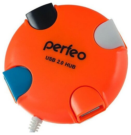 USB-концентратор Perfeo PF-VI-H020 оранжевый