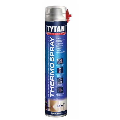 Теплоизоляция напыляемая профессиональная Tytan Professional THERMOSPRAY 870 мл.
