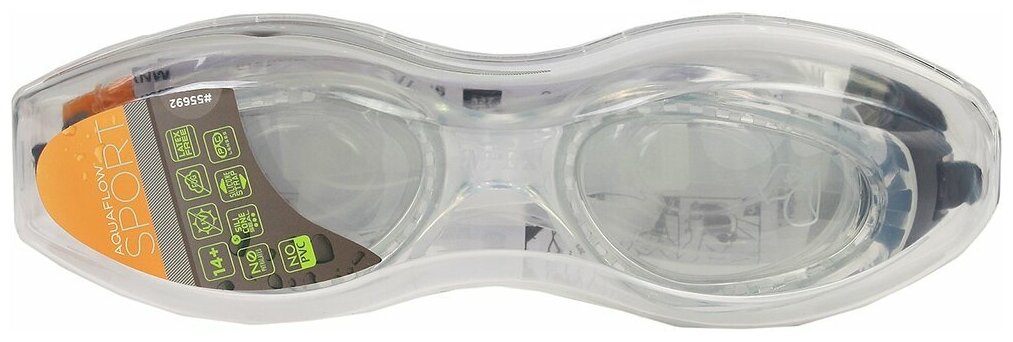 Очки для плавания INTEX Comfortable Goggles черный от 14 лет 55692