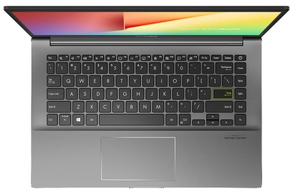 14 Ноутбук ASUS VivoBook S14 S433EA-KI2355W 1920x1080 Intel Core i5 1135G7 24 ГГц RAM 8 ГБ DDR4 SSD 512 ГБ Intel Iris Xe Graphics Windows 11 Home 90NB0RL4-M00NM0 Indie Black