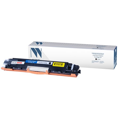 Картридж NV Print CE310A/CF350A/729 Black для HP и Canon, 1200 стр, черный картридж nv print ce310a cf350a 729 black для hp и canon 1200 стр черный