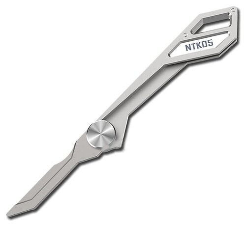 Титановый нож NTK05, складной брелок - нож для ключей