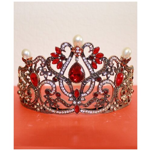 фото Карнавальные костюмы и аксессуары для праздника украшение на голову диадема золото вариант 3 женский lu2001a-3 chimagna 42-46рр uni