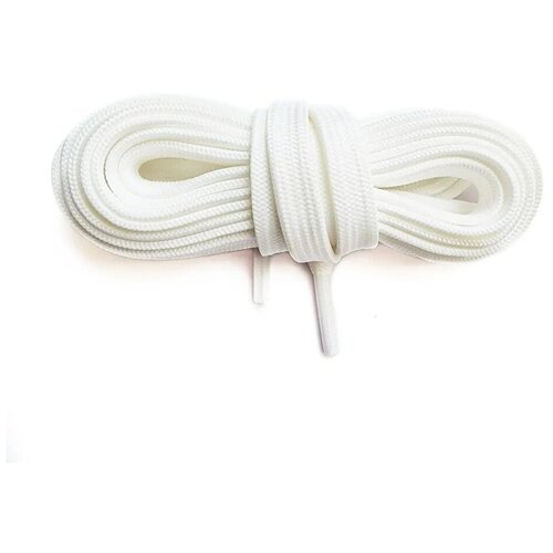 Шнурки LENKO белые плоские 120 см