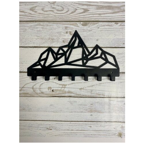 Ключница на стену металлическая в прихожую для хранения вещей. Вешалка с крючками в дом квартиру