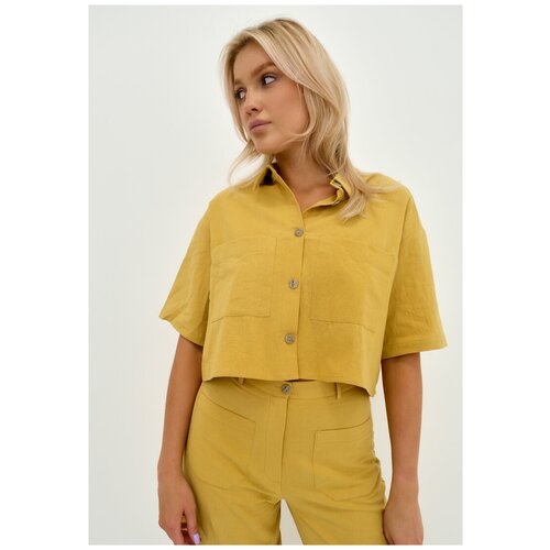Рубашка Noun, NN-06-001788, желтый, 46