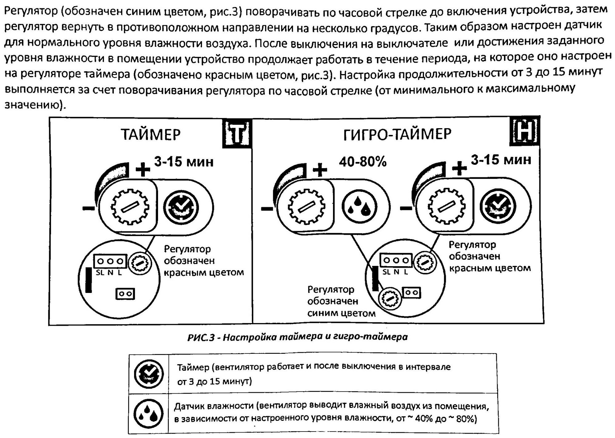 Вентилятор с таймером, со стеклянной панелью цвета камень беж, с обратным клапаном, D100мм, установка без сверления A100МX-T, Сербия - фотография № 13