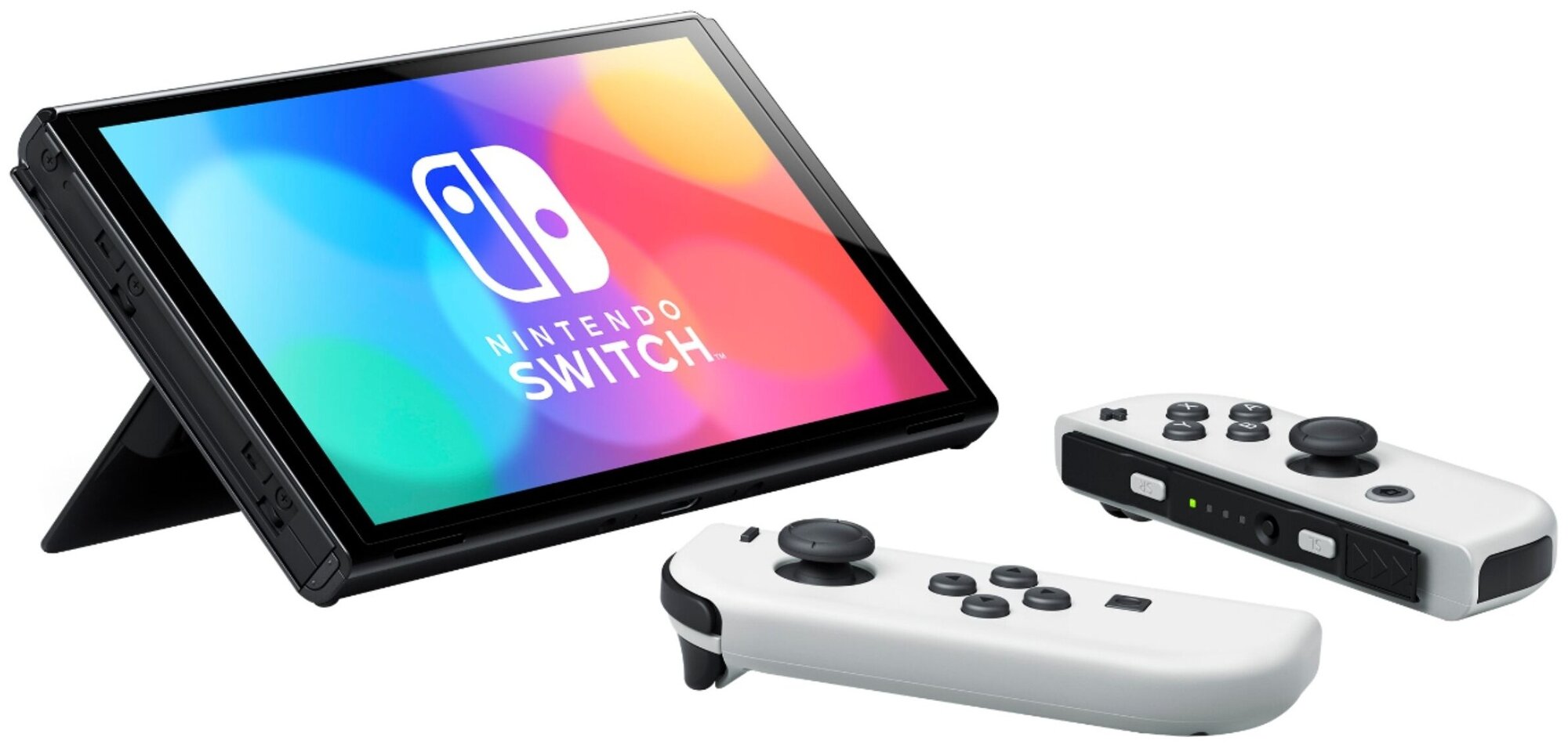 Игровая приставка Nintendo Switch OLED 64 ГБ, без игр, Белый - фотография № 2