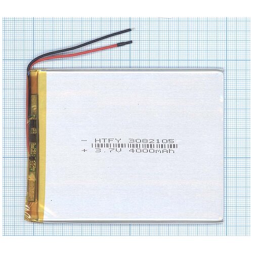 Аккумулятор Li-Pol (батарея) 3*82*105мм 2pin 3.7V/4000mAh