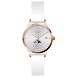 Часы ``ATLANTIC`` 29040.44.27L женские швейцарские часы с лунным календарем и индикатором даты - изображение