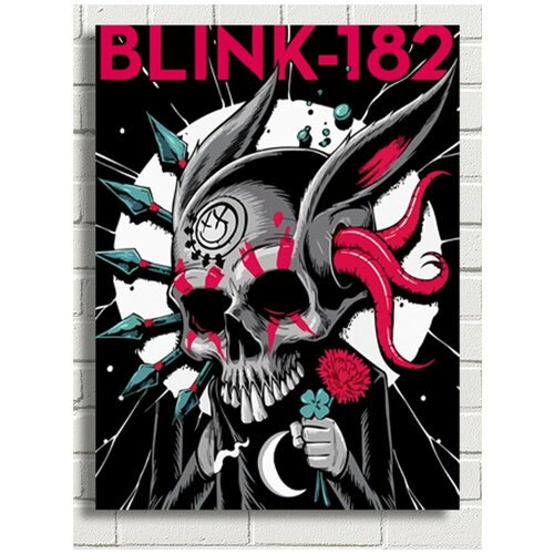 Картина по номерам Музыка Blink 182 Поп Арт - 7308 В 30x40 картина по номерам музыка blink 182 8807 в 30x40