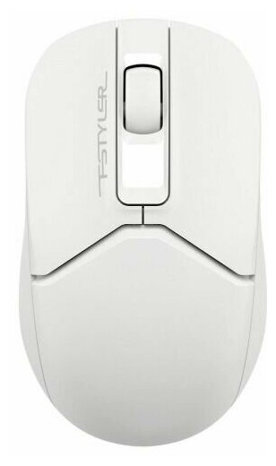 Мышь Wireless A4Tech Fstyler FB12 белый оптическая 1200dpi BTRadio USB 3but 1595330
