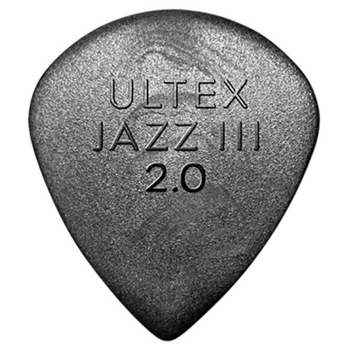 Медиаторы 24шт, толщина 2,00мм, Ultex Jazz III Dunlop 427R2.0