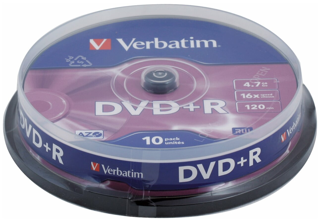 DVD+R набор дисков Verbatim - фото №1