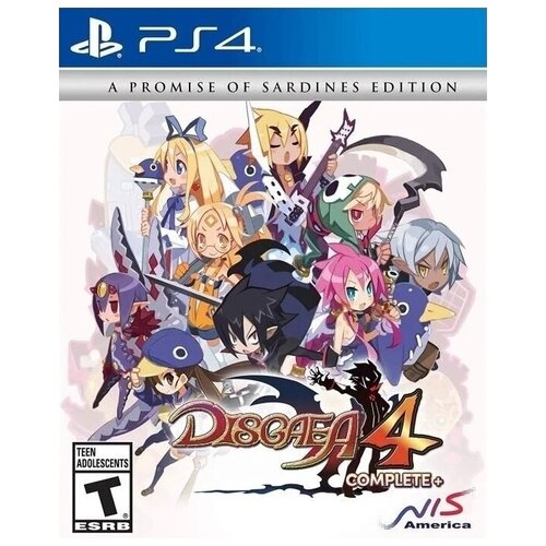 Disgaea 4 Complete + A Promise of Sardines Edition (PS4, англ) игра disgaea 4 a promise unforgotten standard edition для playstation 3