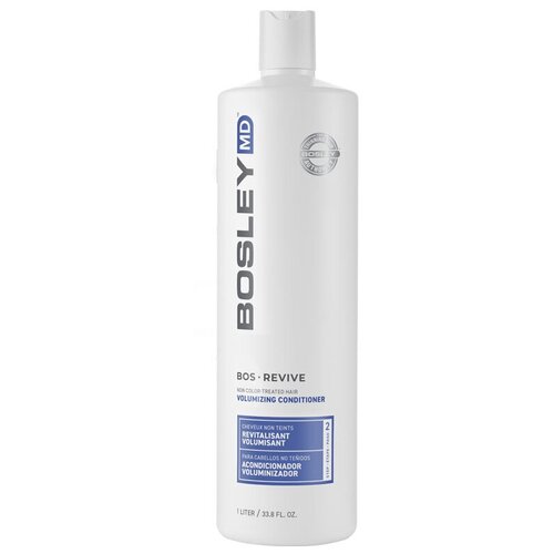 Bosley Кондиционер-активатор BOSRevive Volumizing Conditioner 1000мл bosley color safe volumizing conditioner кондиционер активатор для окрашенных волос 1000мл