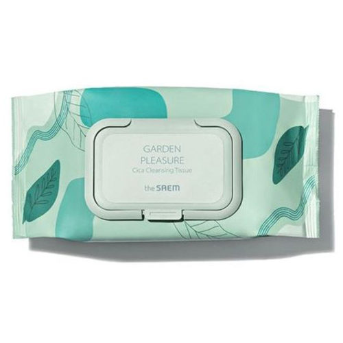 Салфетки косметические влажные THE SAEM Garden Pleasure Cica Cleansing Tissue