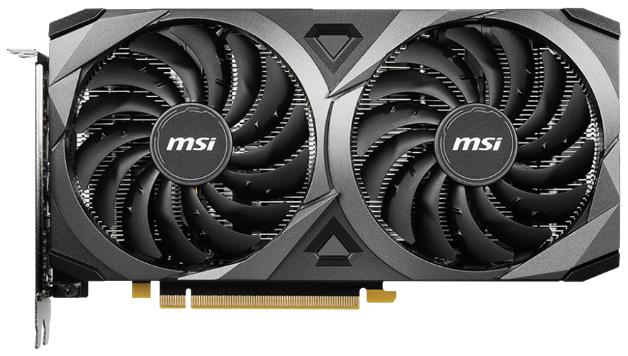 Видеокарта MSI GeForce RTX3060Ti, RTX 3060 Ti VENTUS 2X 8G OC LHR RU, 8Gb DDR6, 256bit, 1xHDMI/3xDP