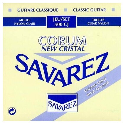Струны для классических гитар SAVAREZ NEW CRISTAL CORUM 500 CJ, 30-44