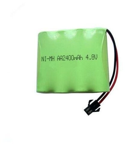 Аккумулятор Ni-Mh 4.8v 2400 mah (разъем YP) - NIMH-48F-2400-YP