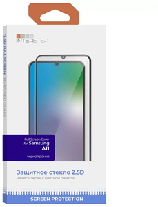 Фото Защитное стекло для Samsung InterStep FSC для Galaxy A11 Black