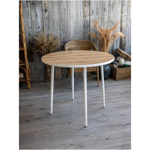 Стол Card &loft S-209, круглый, ножки-металл, цвет 