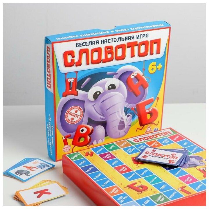 Настольная игра «Словотоп», 6+