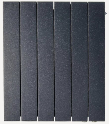 Изображение товара Биметаллический радиатор Rifar SUPREMO Ventil 500, 06 секций, нижнее подключение правое (SVR), цвет Антрацит