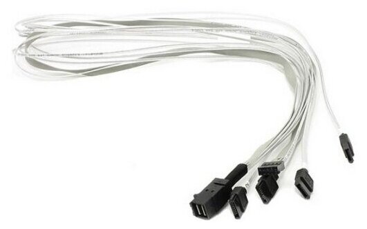 Кабель ACD-SFF8643-SATASB-03M INT SFF8643-to-4*SATA+SB ( HDmSAS -to- 4*SATA+SideBand internal cable) 30cm (6705050-30)