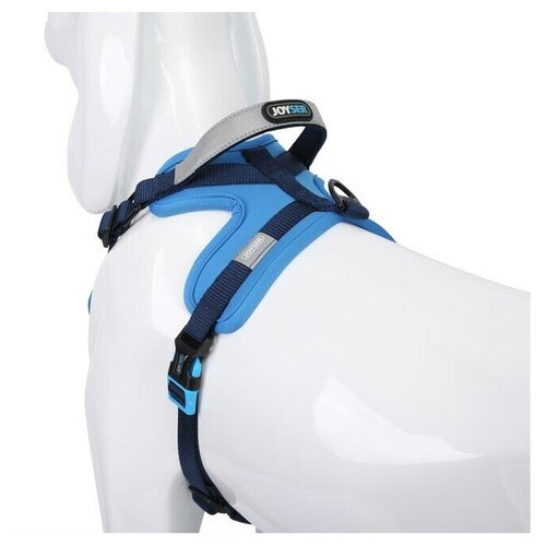 Шлейка JOYSER Walk Soft Harness для собак, L , голубая