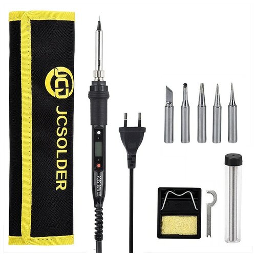 Паяльник электрический 80 Вт с регулируемой температурой керамический нагреватель 220 В 175000₽