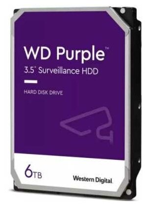 Жесткий диск WD SATA-III 6Tb WD63PURZ Purple 5640rpm 256Mb 35 WD63PURZ