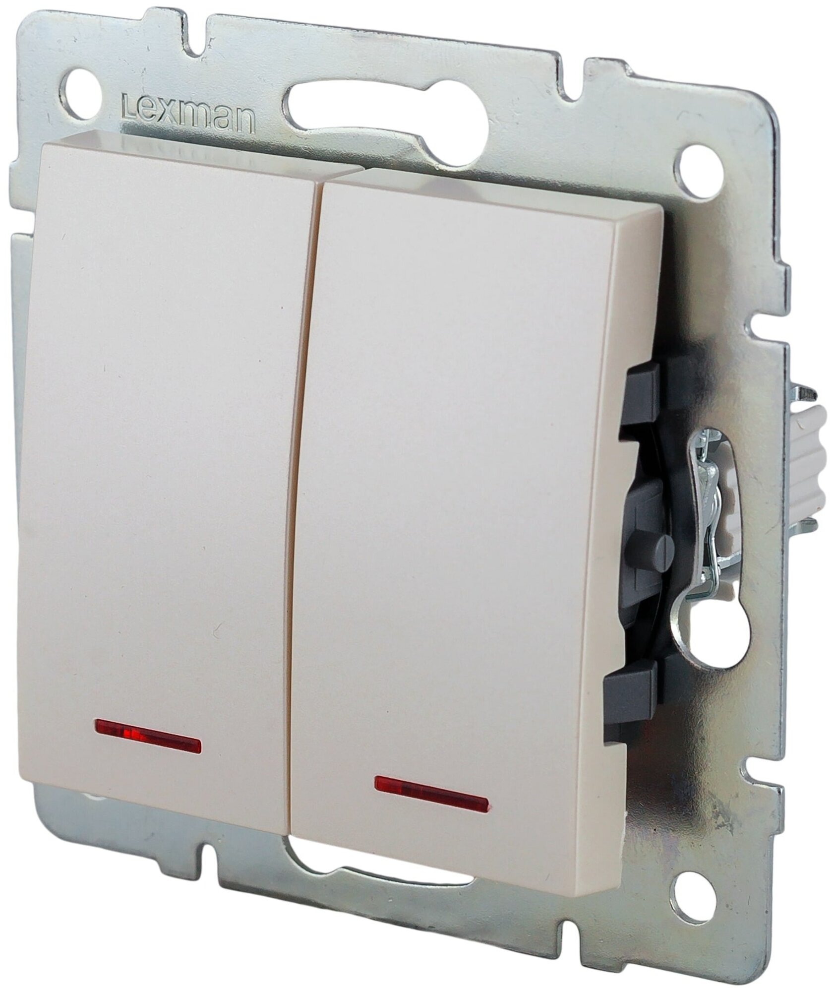 Lexman victoria выключатель двухклавишный как подключить