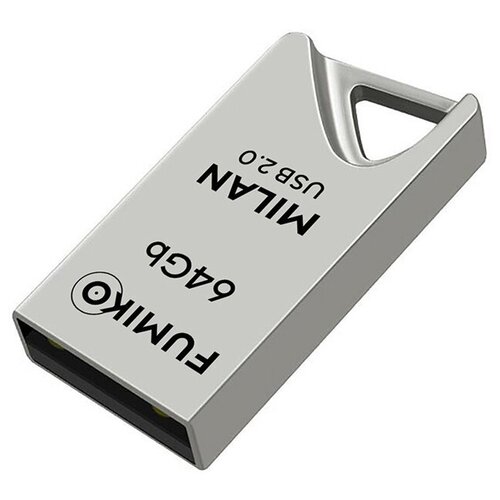 USB Flash Drive 64Gb - Fumiko Milan USB 2.0 Silver FMN-05