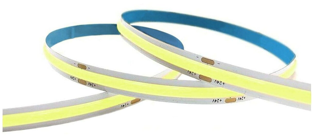 лента светодиодная APEYRON COB 24В 55Вт 352д/м IP20 1000Лм/м 5м холодный - фото №15