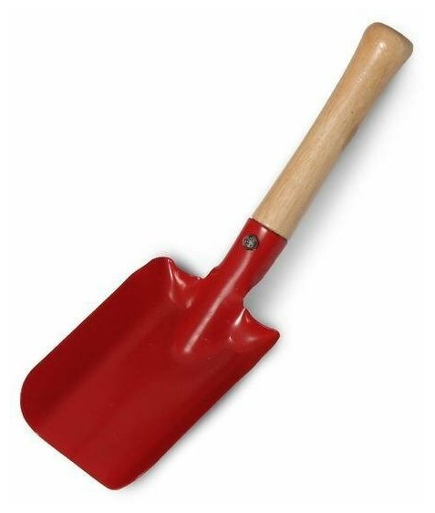 Набор садового инструмента, 3 предмета: грабли, совок, лопатка, длина 20 см, деревянная ручка - фотография № 3