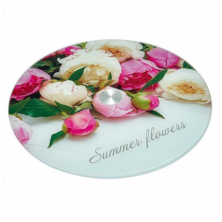 фото AK-9524 Блюдо вращающееся для сервировки Букет пионов 32 см