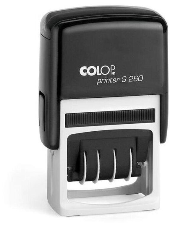 Датер Colоp Printer S 260-Dater РУС со свободным полем 45х24 мм. Высота шрифта даты: 4 мм.