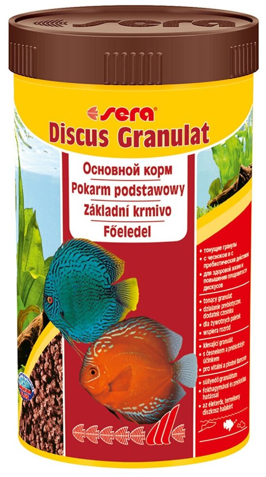 Sera корм для дискусов в гранулах DISCUS GRANULAT, 100 мл, 45 г