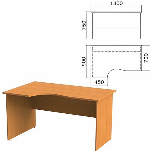 Стол письменный эргономичный 