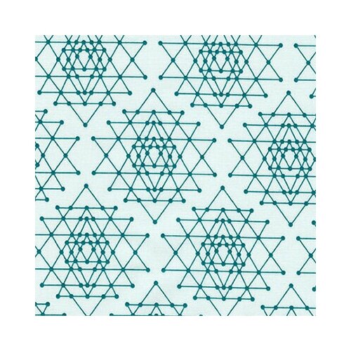 Ткань для пэчворка Peppy Palm Canyon, 50х55 см, 146+-5 г/м2, 100% хлопок, teal (PALM CANYON)