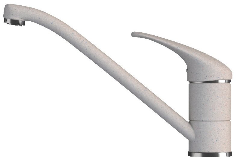 Смеситель кухонный Низкий (№14 Серый)