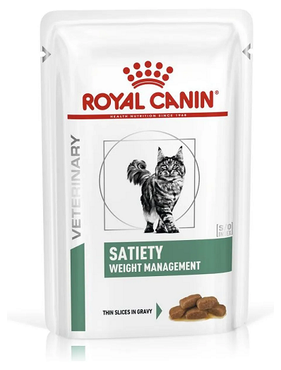 Пауч Royal Canin Satiety Weight Management Feline для кошек контроль веса 12х0,085 кг - фотография № 4