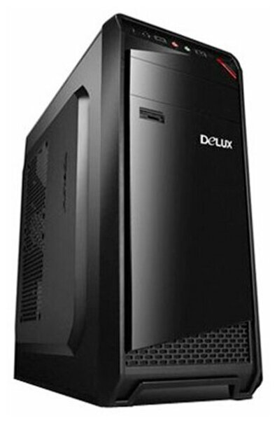 Корпус MidiTower Delux Dw605, 450W (черный) ATX 2.03, Tac 1.1 DW605