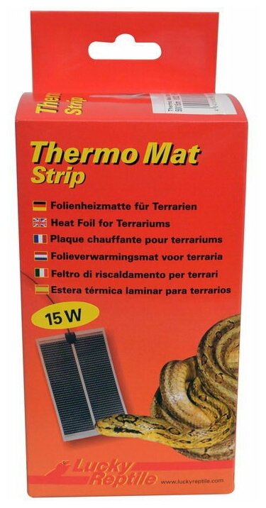 LUCKY REPTILE Термоковрик "Thermo mat Strip15Вт", 58х15см (Германия) - фото №7