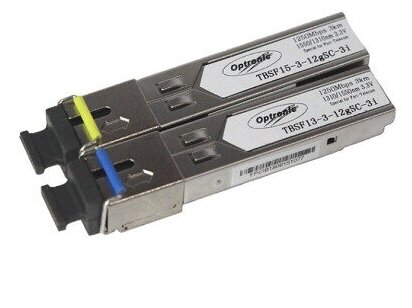 Модуль-SFP оптический SFP Optronic TBSF-13-3-12gSC-3i 1310 (работает только в паре с TBSF-15-3-12gSC-3i 1550)