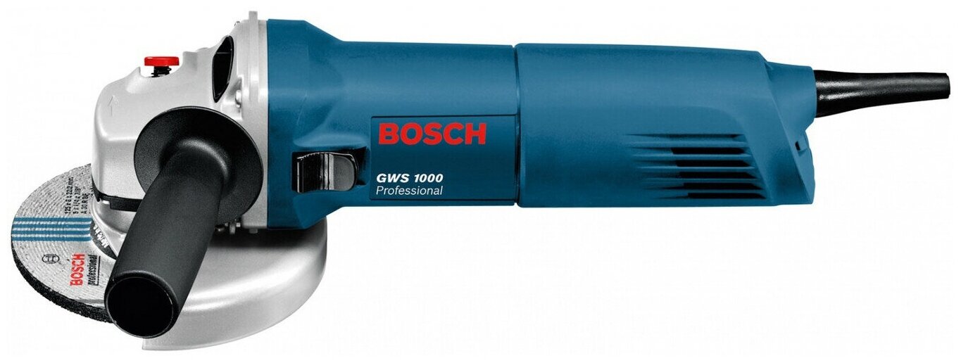 Угловая шлифовальная машина Bosch GWS 1000 0601828800 - фото №2
