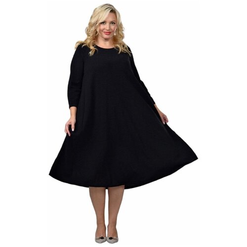 Платье Райский Лотос 00308/2 Черный 56р