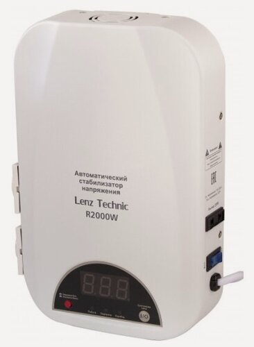 Изображение товара Автоматический стабилизатор напряжения Lenz Technic R2000W