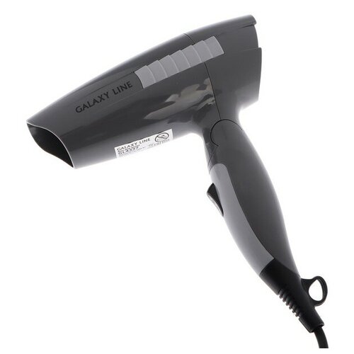 Фен LINE GL 4337 1200 Вт 2 скорости 1 температурный режим складная ручка серый 187500₽